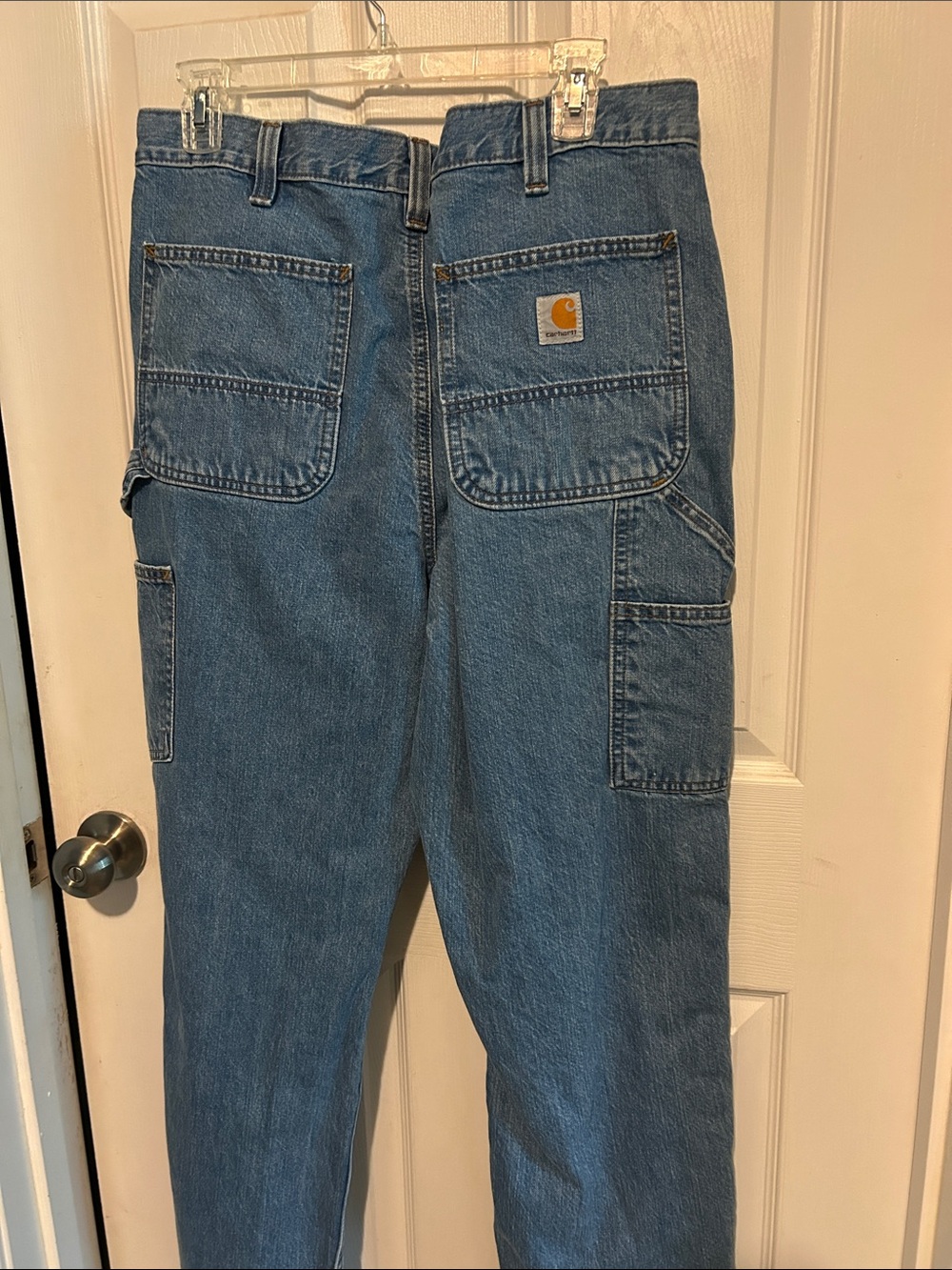Carhartt Men’s Medium Blue Relaxed Carpenter Jeans